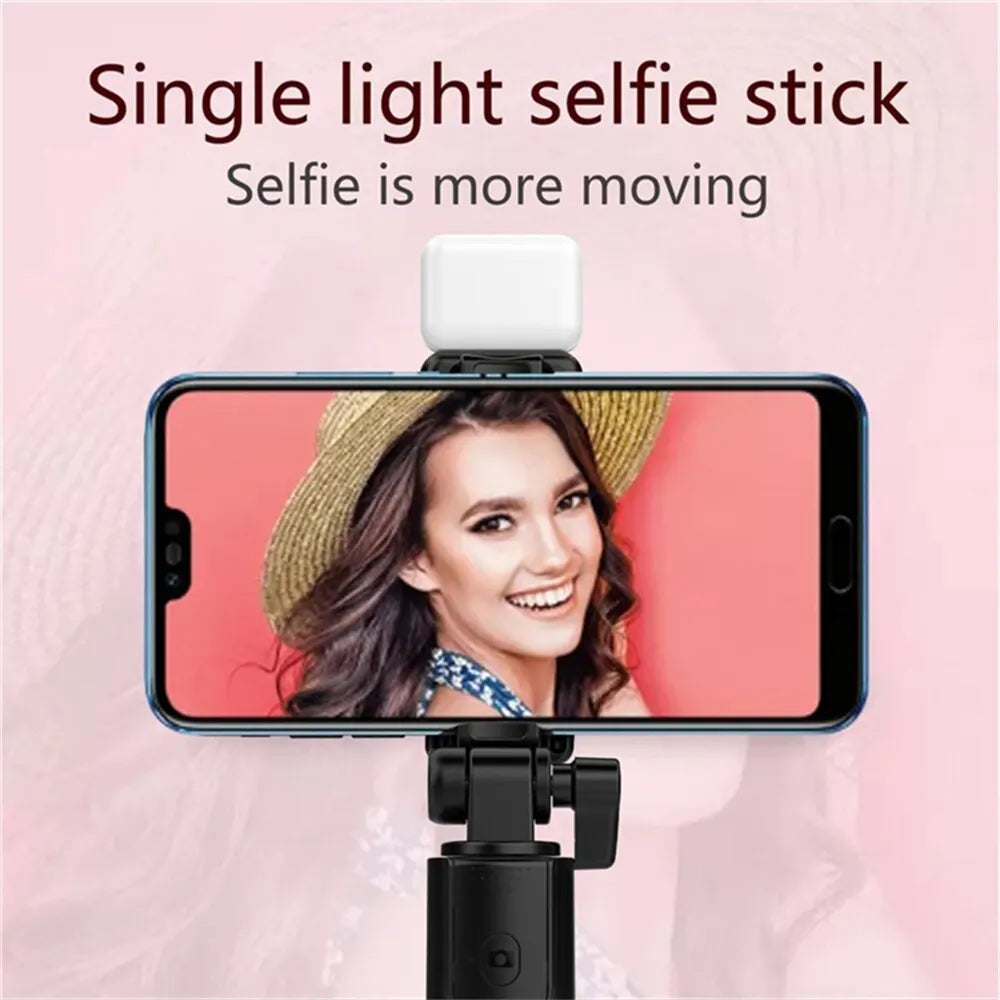 ViralSelfiePro – Palo de Selfie Bluetooth retráctil con luz y control remoto