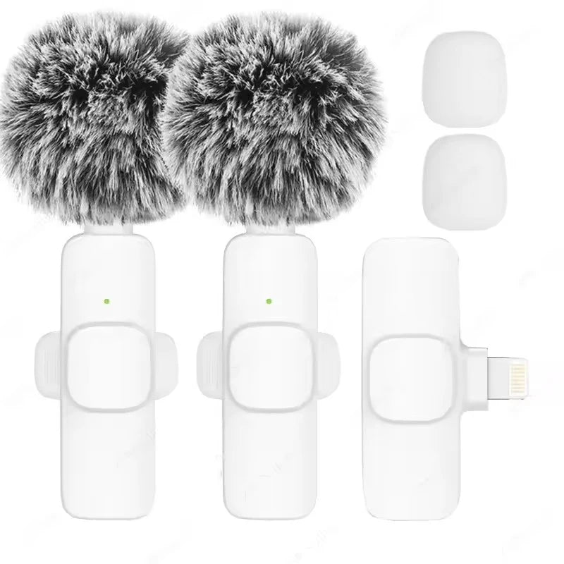 ViralVoice - Nuevo micrófono de solapa inalámbrico. Micrófono portátil para grabación de audio y vídeo para iPhone, Android, PC y cámara. Ideal para Instagram, Tik Tok y Youtube