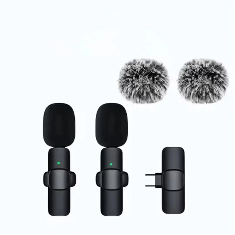 ViralVoice - Nuevo micrófono de solapa inalámbrico. Micrófono portátil para grabación de audio y vídeo para iPhone, Android, PC y cámara. Ideal para Instagram, Tik Tok y Youtube