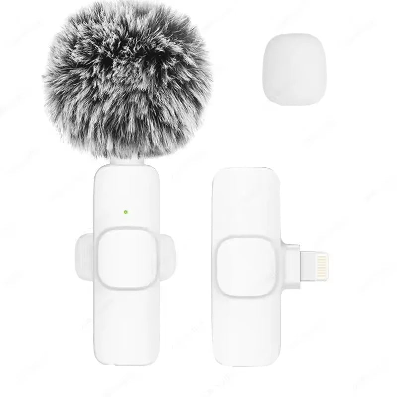 ViralVoice - Nuevo micrófono de solapa inalámbrico. Micrófono portátil para grabación de audio y vídeo para iPhone, Android, PC y cámara. Ideal para Instagram, Tik Tok y Youtube