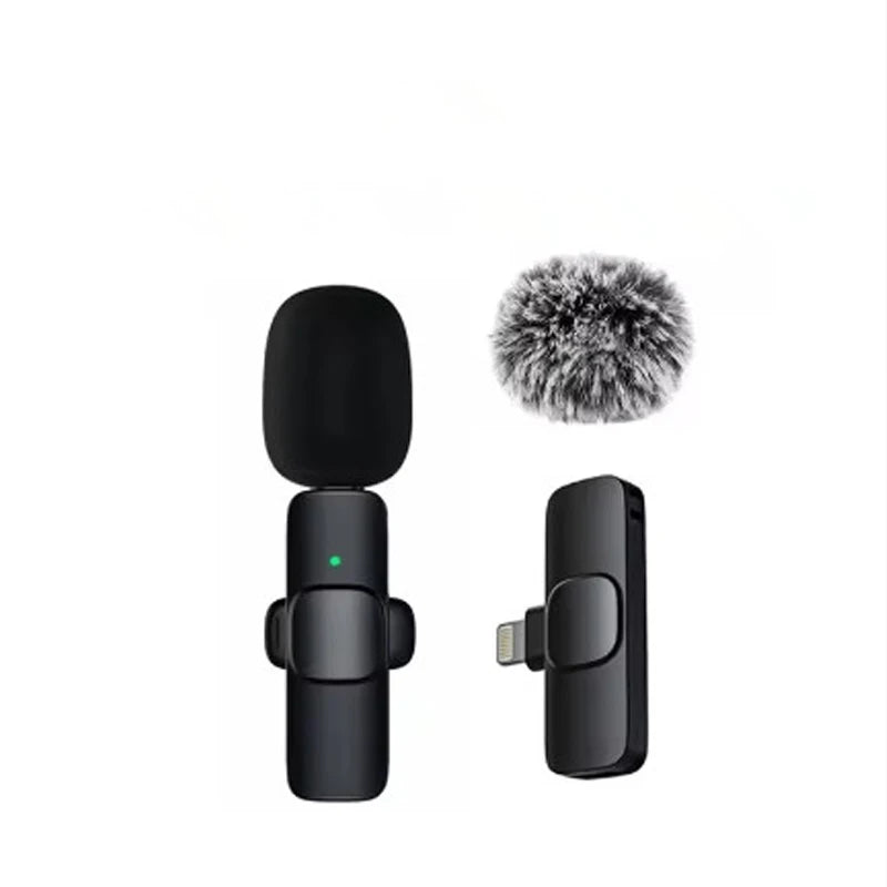 ViralVoice - Nuevo micrófono de solapa inalámbrico. Micrófono portátil para grabación de audio y vídeo para iPhone, Android, PC y cámara. Ideal para Instagram, Tik Tok y Youtube